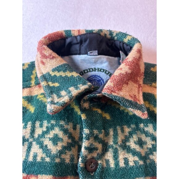 Woodhouse Mens Wool Aztec Pattern Jacket size pit to pit 21 - Picture 5 of 13